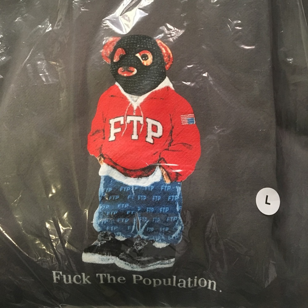 Fuck the Population FTP Bear hoodie